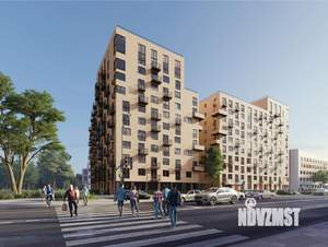 2-к квартира, строящийся дом, 58м2, 10/11 этаж