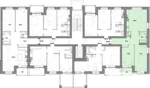 2-к квартира, строящийся дом, 78м2, 2/4 этаж