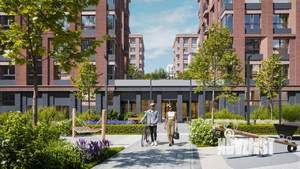 2-к квартира, строящийся дом, 54м2, 4/10 этаж