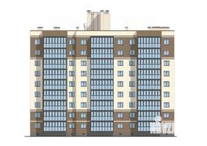 1-к квартира, строящийся дом, 40м2, 2/9 этаж