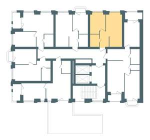 1-к квартира, строящийся дом, 37м2, 2/10 этаж
