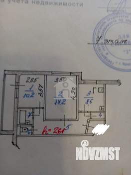 2-к квартира, вторичка, 51м2, 7/9 этаж