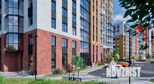 2-к квартира, строящийся дом, 48м2, 7/17 этаж