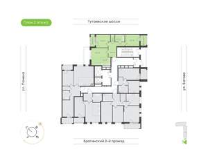 3-к квартира, вторичка, 64м2, 2/18 этаж