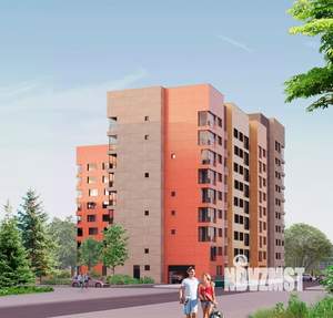 2-к квартира, строящийся дом, 64м2, 3/10 этаж