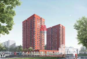 2-к квартира, строящийся дом, 59м2, 10/18 этаж