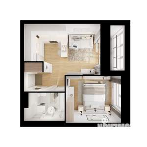 1-к квартира, вторичка, 33м2, 17/17 этаж