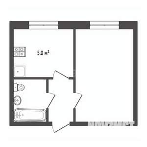 1-к квартира, вторичка, 22м2, 3/9 этаж