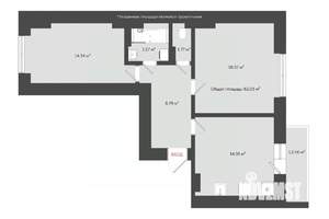 2-к квартира, сданный дом, 65м2, 5/20 этаж