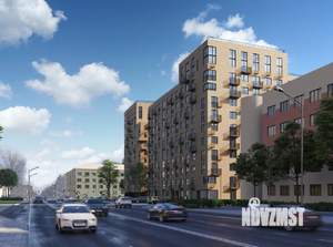 2-к квартира, строящийся дом, 58м2, 2/11 этаж