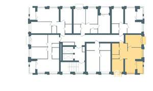 2-к квартира, строящийся дом, 61м2, 3/10 этаж
