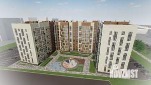 1-к квартира, строящийся дом, 43м2, 4/9 этаж