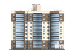 2-к квартира, строящийся дом, 58м2, 8/9 этаж