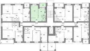 1-к квартира, вторичка, 39м2, 4/4 этаж