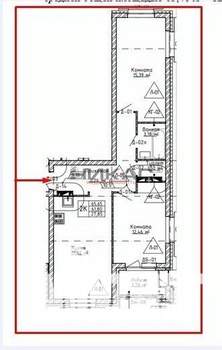2-к квартира, вторичка, 60м2, 5/7 этаж