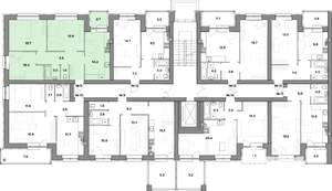 3-к квартира, вторичка, 69м2, 2/4 этаж