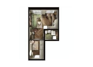 Студия квартира, строящийся дом, 28м2, 8/10 этаж