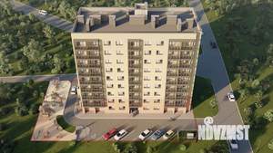 1-к квартира, строящийся дом, 38м2, 4/9 этаж