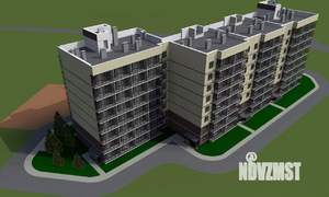 1-к квартира, строящийся дом, 45м2, 8/14 этаж