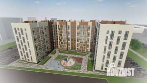 1-к квартира, строящийся дом, 37м2, 5/9 этаж