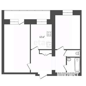 2-к квартира, вторичка, 51м2, 10/10 этаж