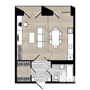 2-к квартира, вторичка, 42м2, 6/18 этаж