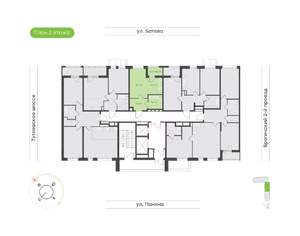 1-к квартира, вторичка, 30м2, 2/18 этаж