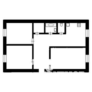 3-к квартира, вторичка, 59м2, 4/5 этаж