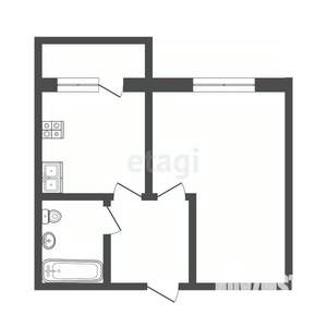 1-к квартира, вторичка, 32м2, 11/11 этаж