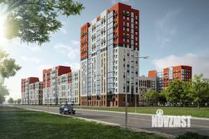 1-к квартира, строящийся дом, 37м2, 16/17 этаж