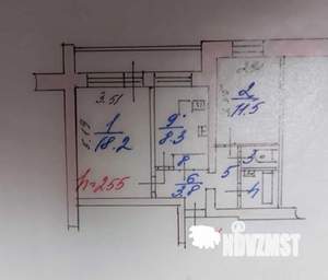 2-к квартира, вторичка, 49м2, 6/9 этаж