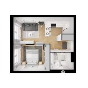 1-к квартира, вторичка, 32м2, 17/17 этаж