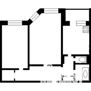 2-к квартира, вторичка, 56м2, 7/10 этаж