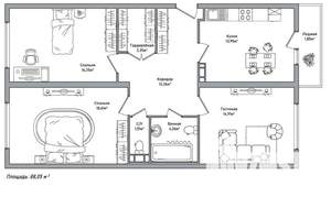 3-к квартира, вторичка, 88м2, 4/14 этаж