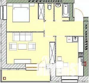 2-к квартира, сданный дом, 58м2, 1/4 этаж
