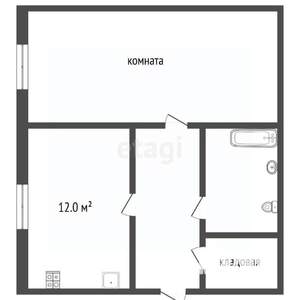 1-к квартира, вторичка, 44м2, 2/3 этаж