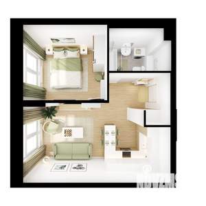 1-к квартира, вторичка, 37м2, 1/17 этаж