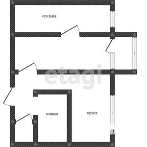 2-к квартира, вторичка, 44м2, 2/5 этаж
