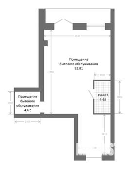 2-к квартира, строящийся дом, 53м2, 1/5 этаж