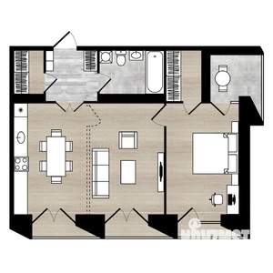 2-к квартира, вторичка, 65м2, 7/18 этаж
