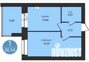 1-к квартира, вторичка, 37м2, 3/4 этаж