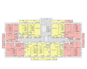 1-к квартира, вторичка, 43м2, 5/8 этаж