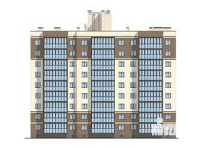 1-к квартира, строящийся дом, 40м2, 1/9 этаж