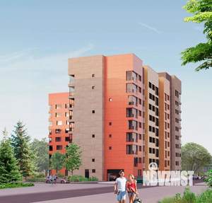 2-к квартира, строящийся дом, 64м2, 6/10 этаж