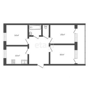 3-к квартира, вторичка, 82м2, 3/5 этаж