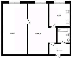 2-к квартира, вторичка, 41м2, 2/3 этаж
