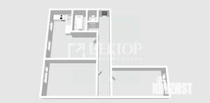 3-к квартира, вторичка, 59м2, 2/5 этаж