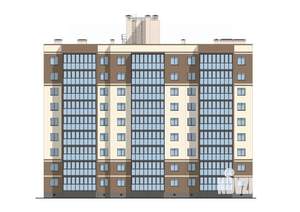 1-к квартира, строящийся дом, 43м2, 9/9 этаж