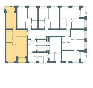 2-к квартира, строящийся дом, 72м2, 1/10 этаж