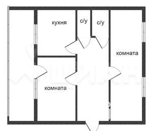 2-к квартира, вторичка, 50м2, 3/5 этаж